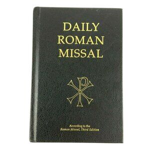 Daily Roman Missal Third Edition By Rev James Socias MTF Black Hardcover 2012